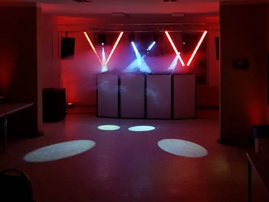 Feier eines 20. Geburtstages im Hockeyclub in Königs Wusterhausen Party mit Nebel